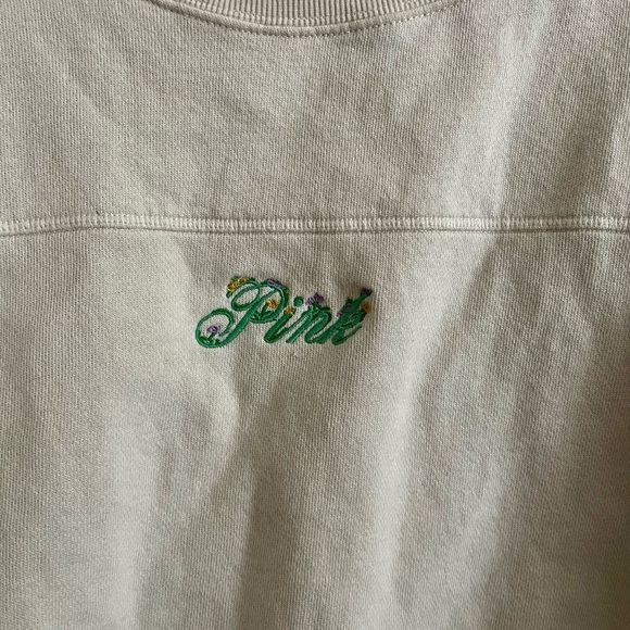 PINK Cropped Crewneck - Picture 3 of 6